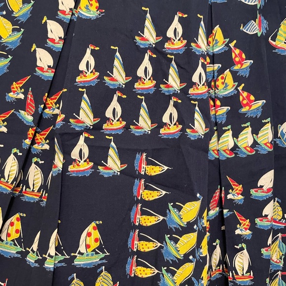 J Crew ratti sailboats print. Size 6 skirt. - Picture 2 of 4